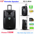 Plástico Bluetooth FM Radio USB Tarjeta SD Karaoke Speaker Box